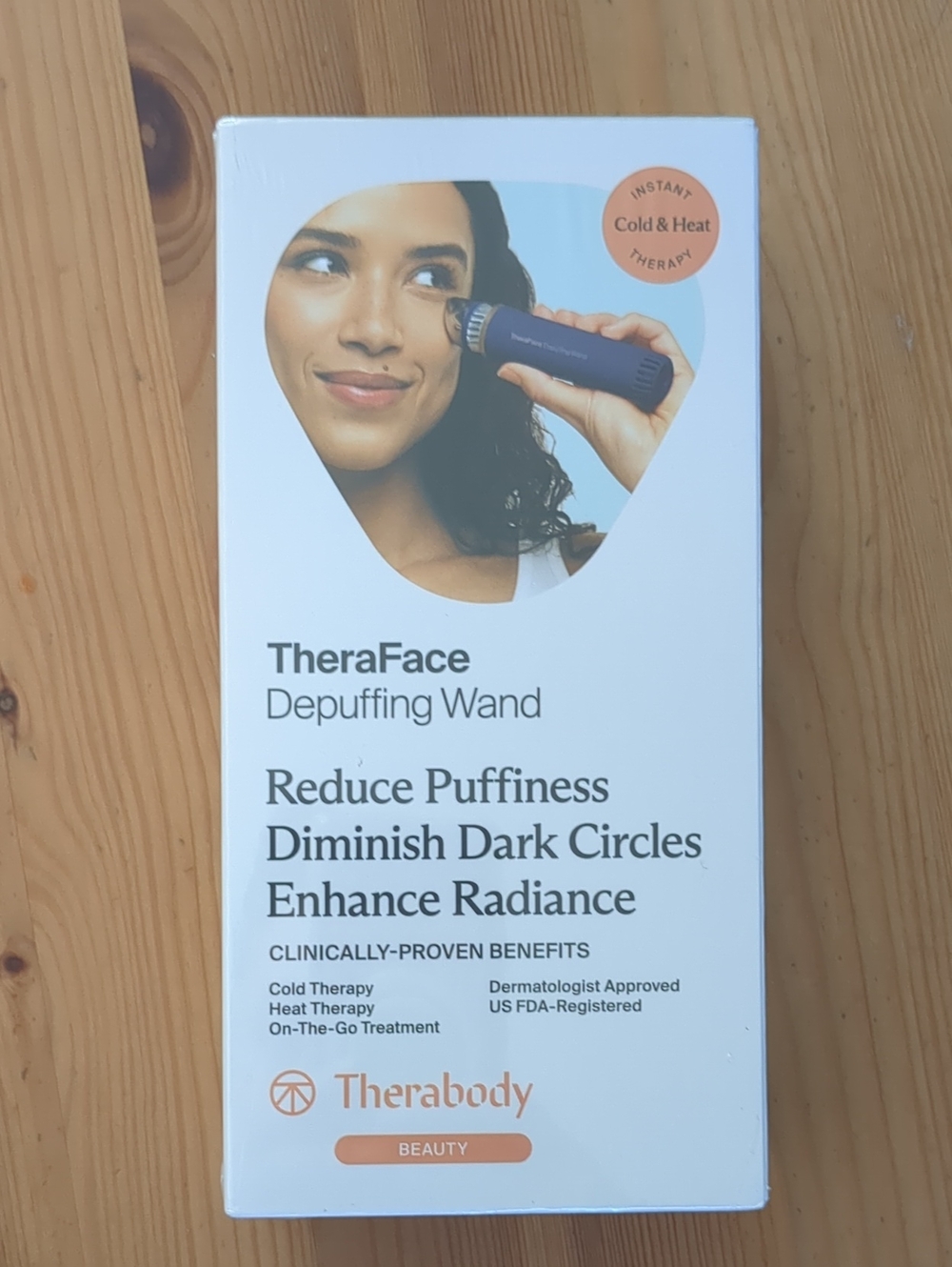 Therabody TheraFace Depuffing Wand - New In Box, Sealed